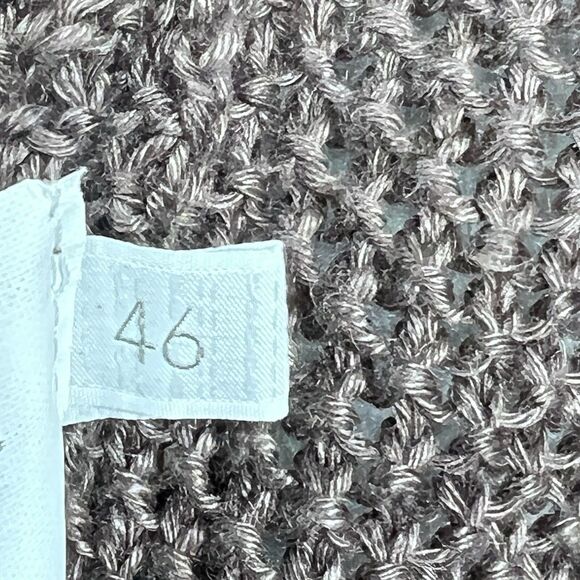 Vintage Les Copains Cardigan Womens Size 46 Brown Knit Cardigan Long Sleeve - Picture 15 of 16